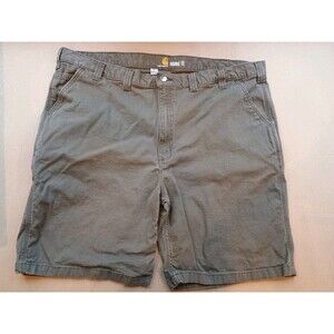 Carhartt Men's Shorts 46 Green Workwear Relaxed Fit Rugged Canvas Utility